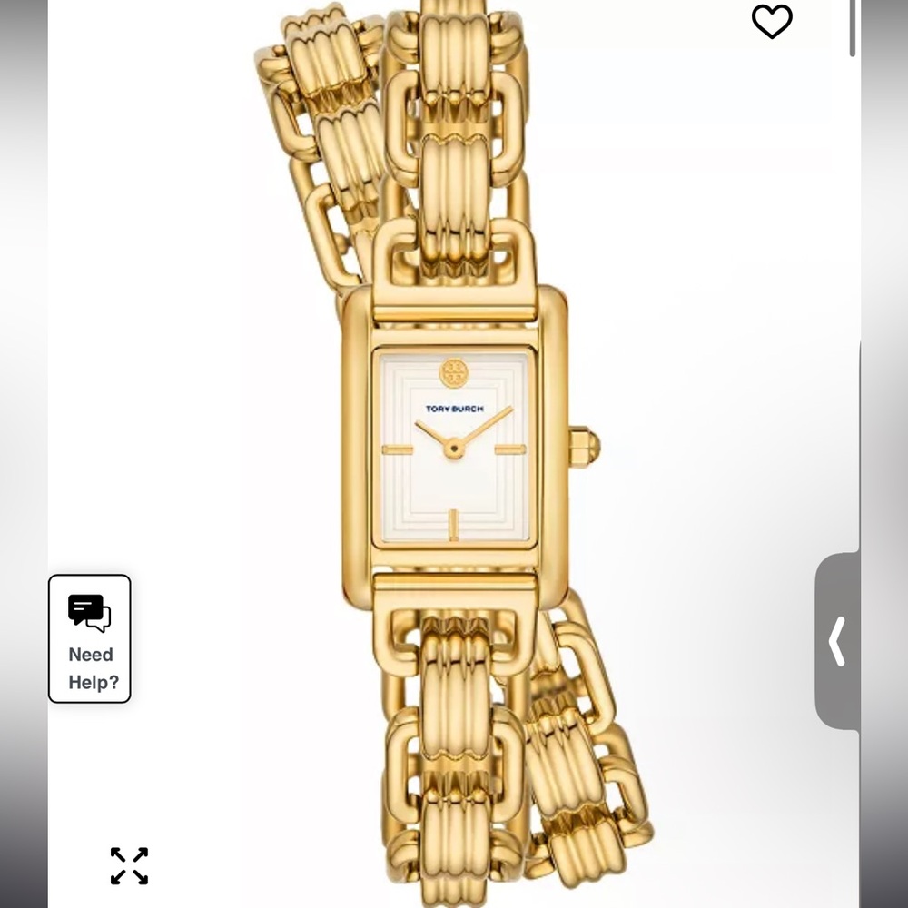 Tory Burch Gold Chain-Link Women's Watch - Picture 4 of 4